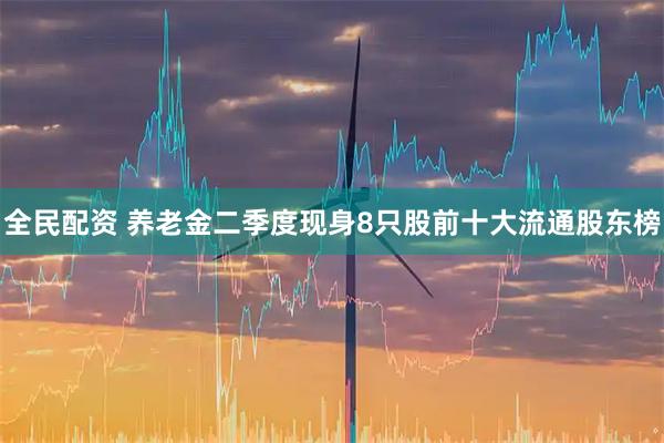 全民配资 养老金二季度现身8只股前十大流通股东榜