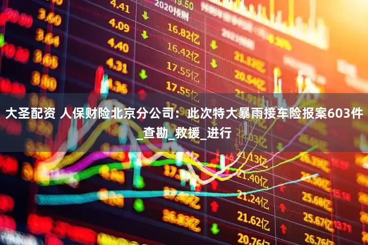 大圣配资 人保财险北京分公司：此次特大暴雨接车险报案603件_查勘_救援_进行